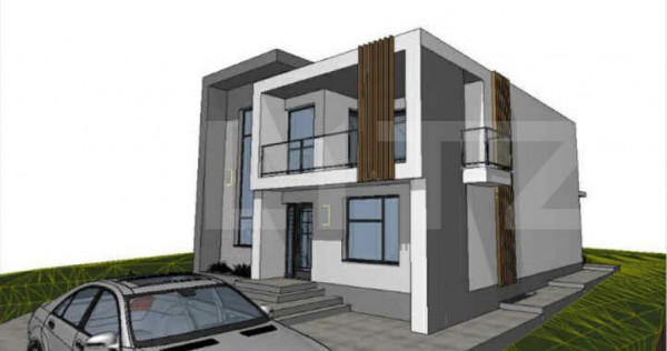 Casă mediteraneană, 5 camere, 178 mp, zona Miroslava