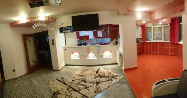 Vedere Dunare-Hexagoane 3 camere 100mp SUPER Mobilat Utilat