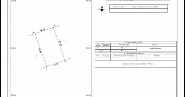 Teren 482mp de vanzare, in Lazu - Constanta