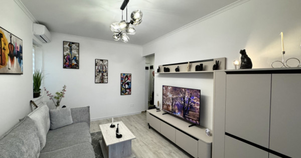 Apartament premium 2 camere mobilat și utilat cu gust, Rosu