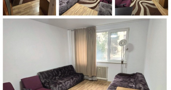 3 camere, Parcul Moghioroș, vizavi AUCHAN, metrou la 850 m, mobilat