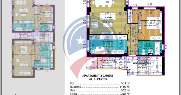 Spațiu comercial / Apartament 2 camere &ndash; bloc nou- par...