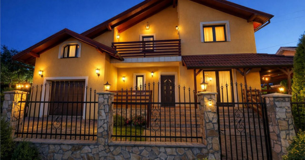 Casa rafinata,echipari A,incantare peisagistica,garaj,securi