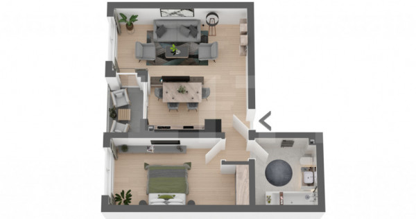 Apartament 2 camere, 49mp, priveliste spectaculoasa, Apahida
