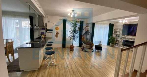 Apartament pe 2 nivele 133mp curte terasa George Enescu b...
