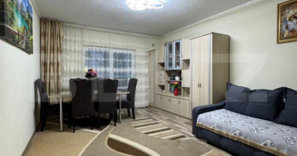 Apartament cu 2 camere, 58 mp utili, decomandat, parcare, ba