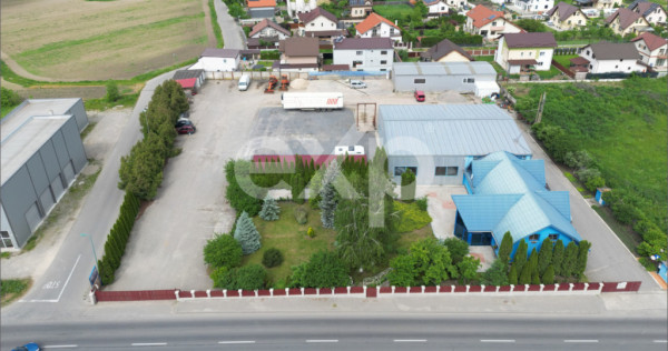 Proprietate industrială cu vizibilitate DN13 &ndash; Hală, bir