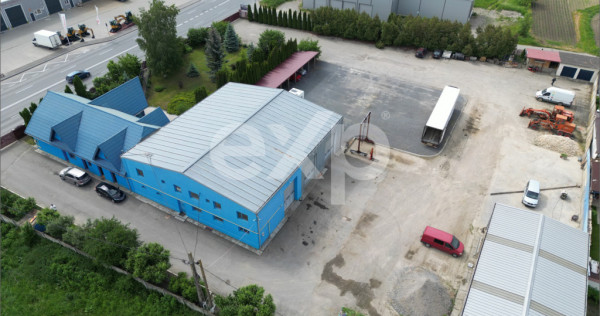 Proprietate industrială cu vizibilitate DN13 &ndash; Hală, bir