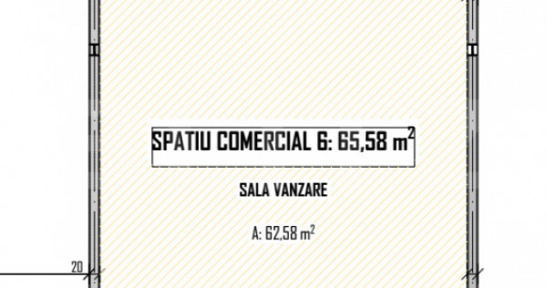 Spațiu comercial, 65 mp, zona Artema Shopping City