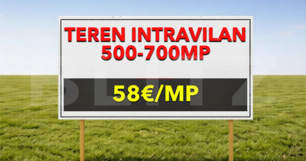 Teren intravilan Bazosu Nou 500-700 mp cu utilitat