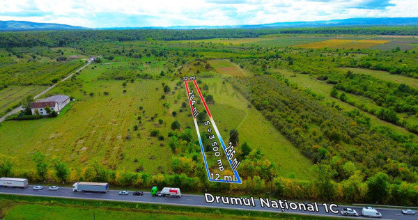 PARCELA TEREN - direct la drum national