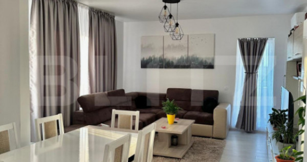 Apartament modern, cu 2 camere, garaj si boxa, in Apahida