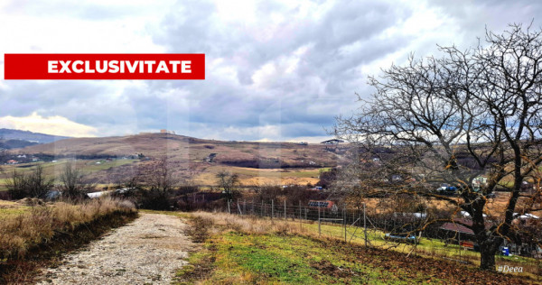 Teren intravilan 1.700 mp, front 68 m, zona Sopor