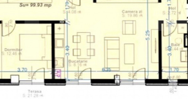 Apartament 4 camere, 100mp utili, zona Aradului