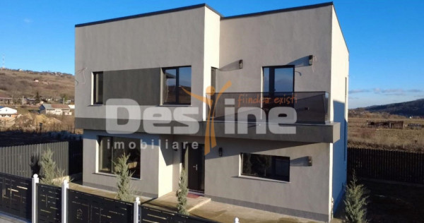 Casa individuala cu etaj, 4 camere, teren 396 mp, drum priva