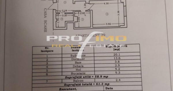 Ferdinand, 2 camere decomandate, 62 mp,99000 euro, necesita