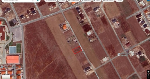 Teren intravilan de vanzare cumpana, suprafata 500mp