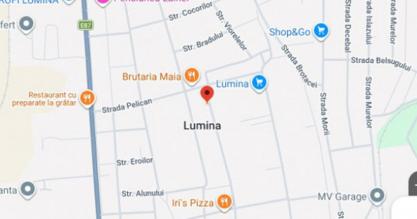 Teren intravilan Lumina, 371 mp, central, situat langa scoal
