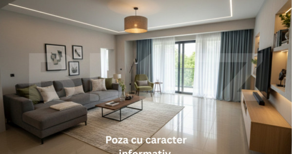 Apartament 4 camere, semifinisat cu garaj si boxa, zona Brad