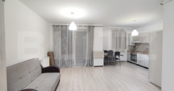 Apartament cu o camera, 34 mp, parcare, zona Florilor