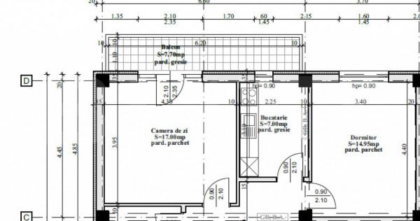 Apartament 2 Camere Hlincea cu Terasa