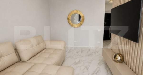 Apartament o camera, 31,70 mp + Balcon 6 mp, TVA INCLUS, zon