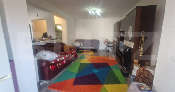 Apartament 2 camere cu gradina proprie mobilat, utilat, bloc