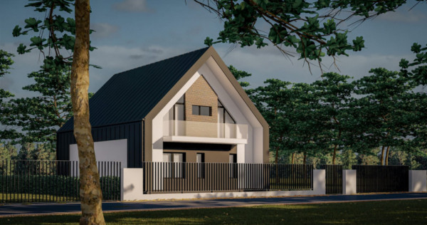 Casă P+M la roșu de v&acirc;nzare &icirc;n Catalina &ndash; zonă liniș