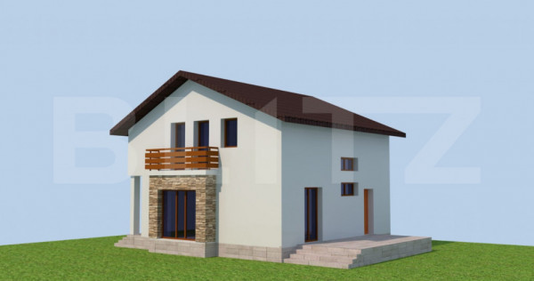 Casă S+P+1 120 mpu, teren 284 mp, Preajba-zona Damila