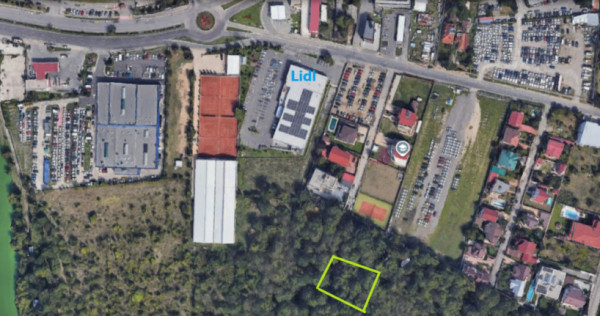 Teren 600 mp la Padure cu front 18 m la str Paris Pantelimon