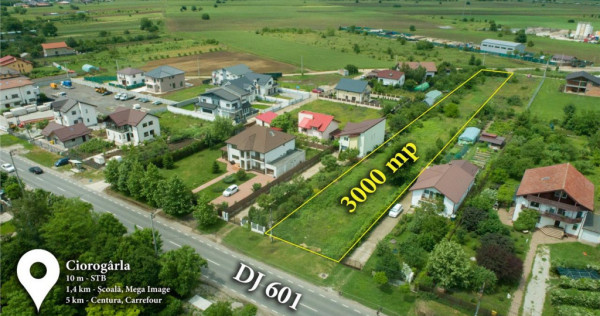 Teren 1500mp in Ciorogarla (posibilitate extindere)