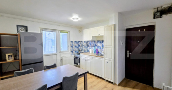 Apartament decomandat, 2 camere, 2 balcoane, Cartier Grigore