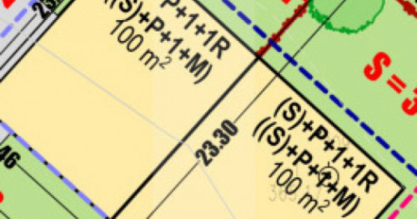 Teren 627 mp pentru 2 case individuale &ndash; PUZ aprobat, zon?