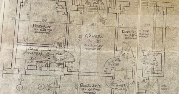 Apartament de 3 camere,58 mp Botosani