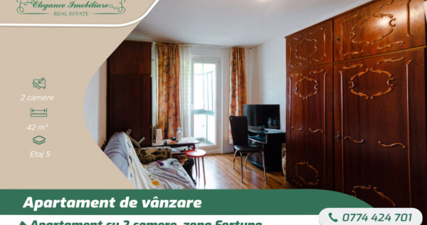 Apartament cu 2 camere,zona Fortuna,Arad