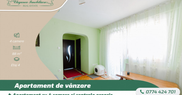 Apartament cu 4 camere,zona Fortuna, Arad