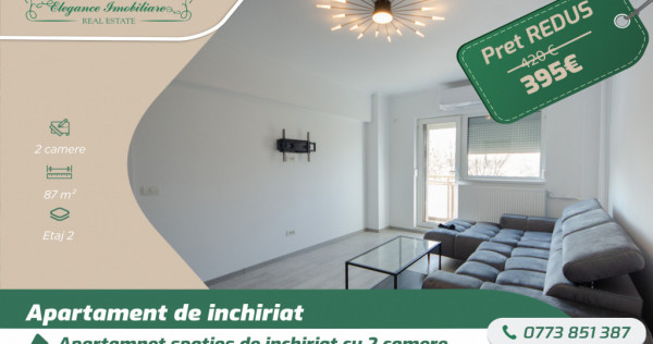 Apartamnet spatios de inchiriat cu 2 camere, zona 300 Micala