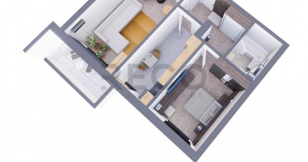 RECO Apartament cu 2 camere- NOU - la cheie-zona Metro