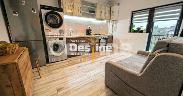 Apartament 1 camera 41mp mobilat loc de parcare și balcon