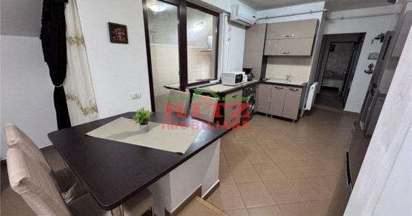 Nou! Ap. 3 cam., cu terasa, MOB. si UTILAT, zona Promed!