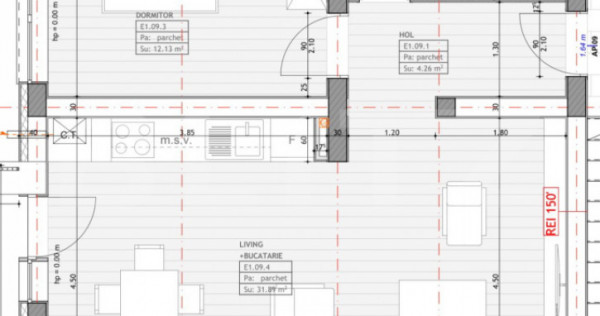 Apartament 2 camere, 53.33 mp, zona Kaufland Girocului