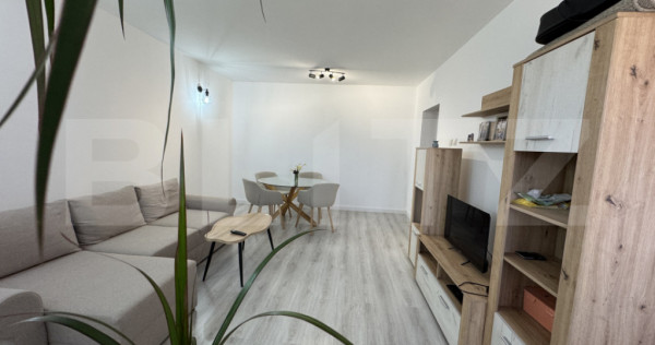 Apartament 2 camere decomandat, bloc nou, 64 mp, zona Promen