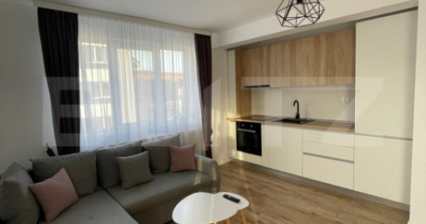 Apartament cu 3 camere, etajul 3, mobilat modern, parcare, T