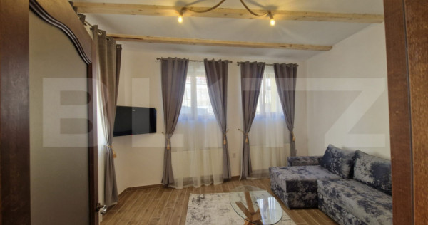 Casa de inchiriat, 2 camere, 60 mp, renovata, mobilata - zon