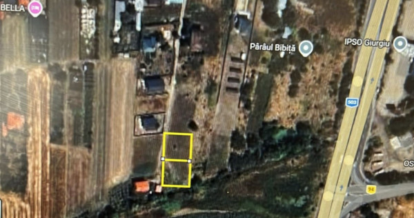 Teren 500 mp pentru casa Fratesti - Giurgiu