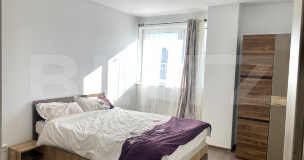 Apartament de vanzare 2 camere open space, 52mp, balcon, z