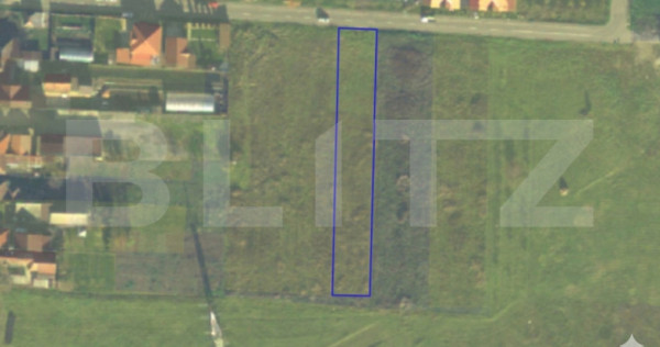 Teren extravilan 1.805 mp utilități la front &ndash; zona Carp