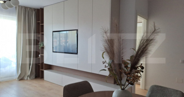 Apartament lux 2 camere 45 mp, terasa 10.50 mp, etaj interme