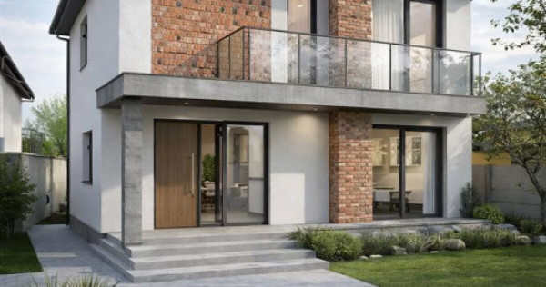 Casa la rosu plus teren 250mp in Joita, la doar 30 minute de