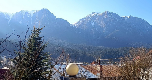 Casă cochetă cu panoramă de vis către munții Bucegi Colții morarului